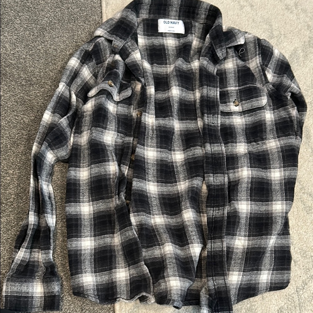 Old Navy Black and Gray women Shirt